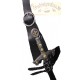 58" Black Leather Sword Hanger Belt Baldric